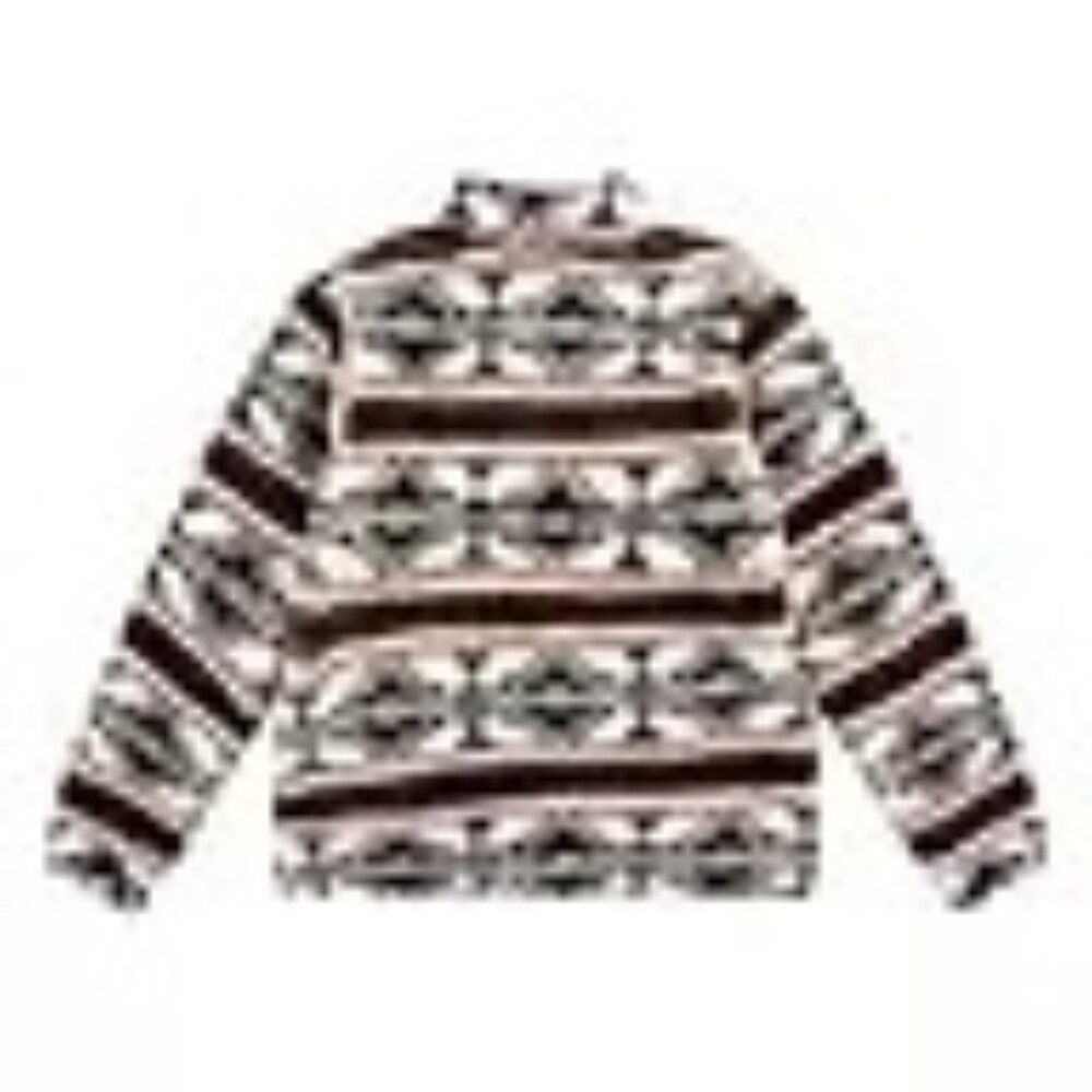 Hurley Boys Sherpa‎ Printed Quarter-Zip Jacket Md 8 NWT